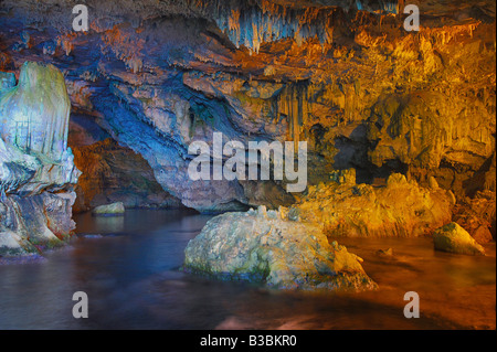 Neptune's Grotto Grotta di Nettuno Sardinia Italy Stock Photo