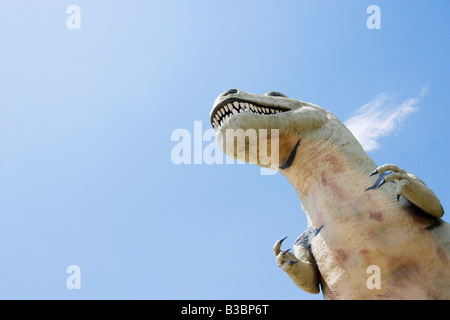 Close-Up of Cabazon Dinosaur, Cabazon, California, USA Stock Photo