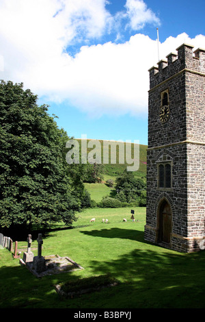 Oare parish church in Lorna Doone Country within the Exmoor National Park Stock Photo