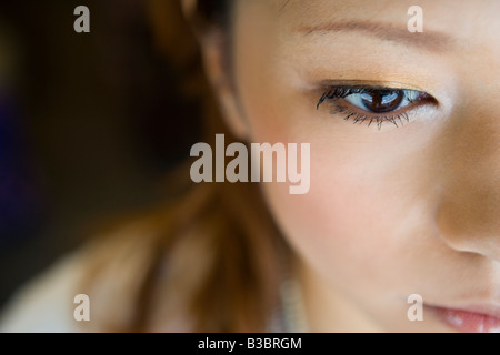 Young woman, close-up Stock Photo