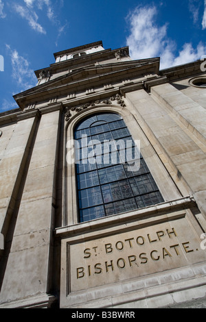 St Botolph without Bishopsgate. The City, London, England Stock Photo