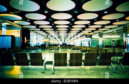 An airport interior, detail Stock Photo