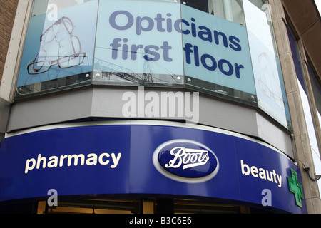 London, England, UK. Boots Opticians 