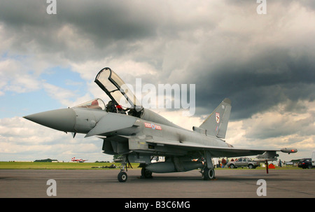 29 Squadron RAF Typhoon aircraft at Kemble Air Show 2008 Stock Photo