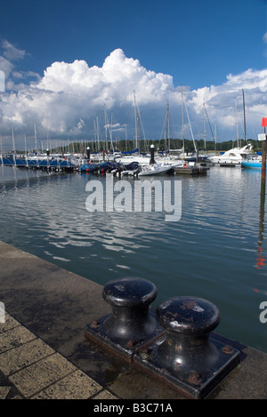 Hamble River Marina Stock Photo