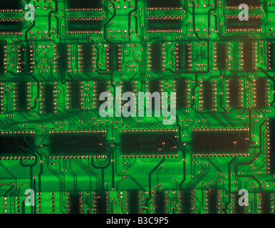 Detail of circuit board Stock Photo