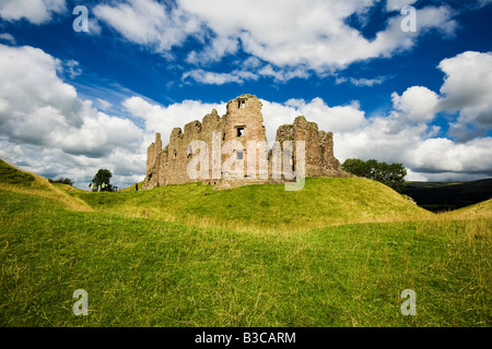 Ruins of Brough Castle in Cumbria, England, UK Stock Photo