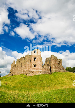 Ruins of Brough Castle in Cumbria England UK Stock Photo