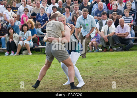 Cumberland and Westmorland wrestling at Grasmere show Stock Photo Alamy