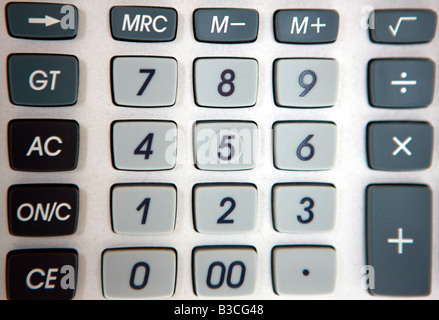 Calculator keypad Stock Photo