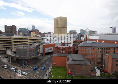 Aerial view Manchester UK Stock Photo