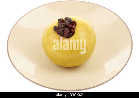 Bramley Apple with Raisins Stock Photo