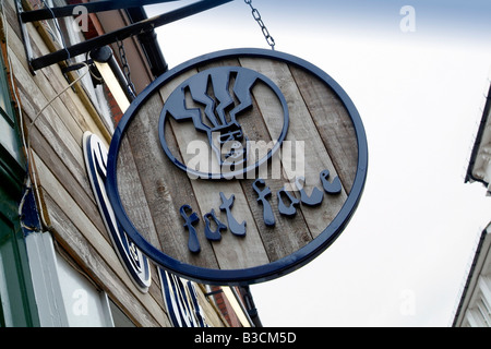 Fat Face high street retail store sign Stock Photo