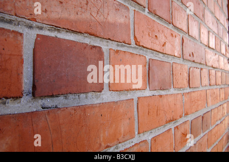 Brick wall, close-up, full frame Stock Photo