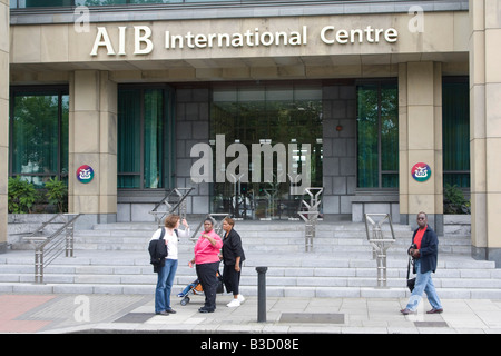 Allied Irish Bank AIB International Centre Dublin City Centre Ireland Irish Republic EIRE Stock Photo