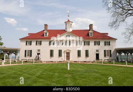 Washington DC USA George Washington's historic estate at Mount Vernon, Virginia. Stock Photo