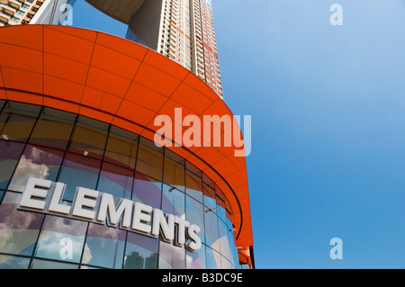 'The Elements Shopping Mall in the Union Square Development in West Kowloon Hong Kong' Stock Photo