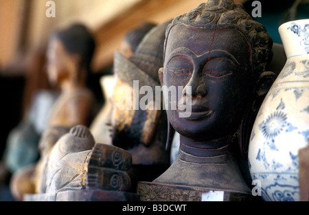antiques in russian market phnom penh cambodia Stock Photo