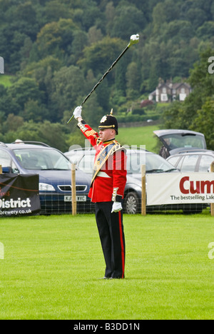 Band leader at Grasmere show Stock Photo