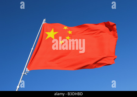 Chinese Flag Stock Photo