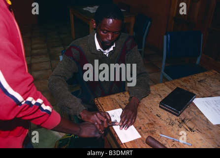 Illegal immigration centre in South Africa. Stock Photo