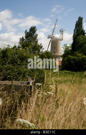 Denver working windmill, guest house tearoom and visitor attraction near Downham Market Norfolk Stock Photo