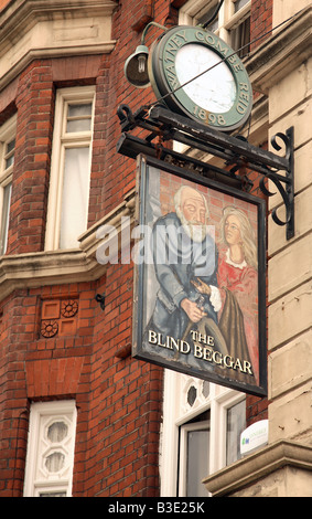 blind beggar pub london Stock Photo