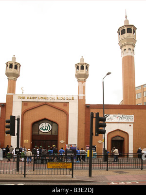 east london mosque Stock Photo