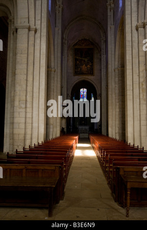 Detail inside the Sainte Trophine cathedral in Arles France Stock Photo