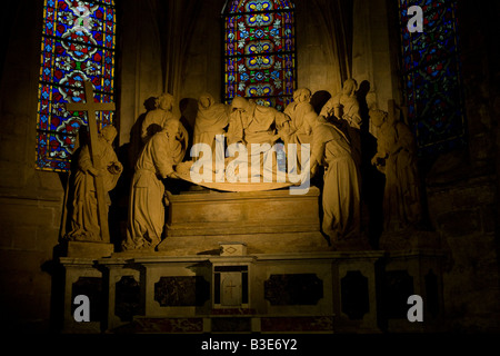 Detail inside of the Saint Trophime church in Arles France Stock Photo