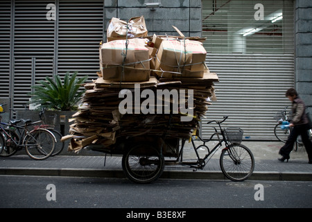 Bicycle Shanghai China Stock Photo