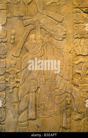 Mayan art and architecture in Chetumal Mexico Stock Photo