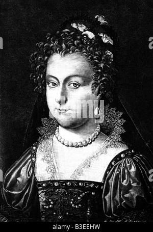 Elizabeth I, 7.9.1533 - 24.3.1603, Queen of England since 17.11.1558, portrait, after painting by Franz Porbus the Elder, Artist's Copyright has not to be cleared Stock Photo