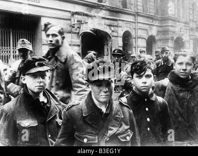 Defeated German soldiers/ Berlin/ 1945 Stock Photo - Alamy