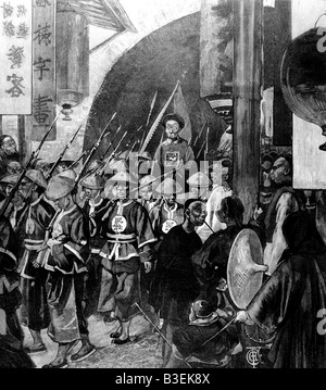 geography / travel, China, First Sino-Japanese War, Japan and Korea 1894 / 1895, Stock Photo