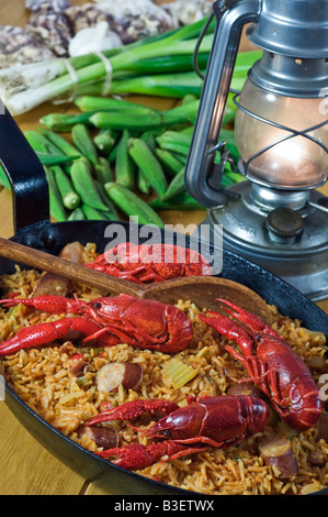 Jambalaya Food Louisiana USA Stock Photo