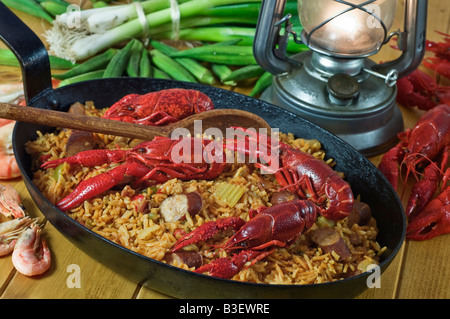 Jambalaya Food Louisiana USA Stock Photo