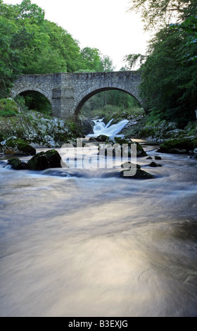 Falls of Feugh Bridge of Feugh Banchory Aberdeenshire Scotland Stock ...