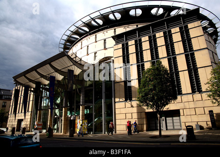 Edinburgh International Conference Centre opened in 1995 and was designed by Sir Terry Farrell Stock Photo