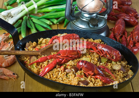 Jambalaya Food Louisiana USA Stock Photo