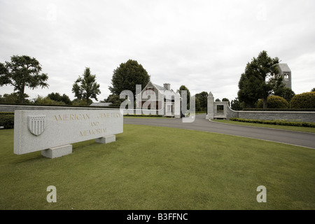 brittany cemetery memorial france james american st alamy