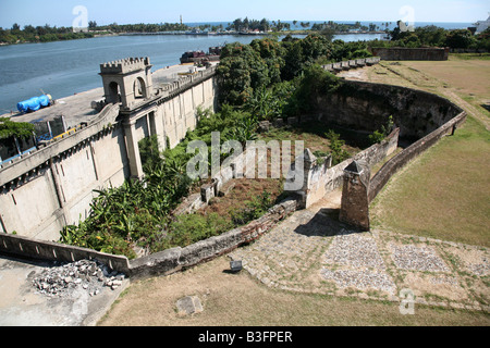 Fortaleza Ozama in the Zona Colonial of Santo Domingo, Dominican Republic Stock Photo