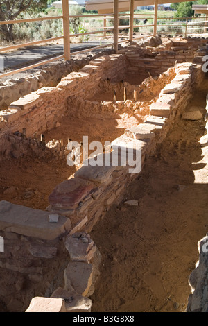 Anasazi State Park Museum Stock Photo