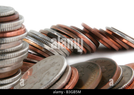 Stacks of coins Stock Photo