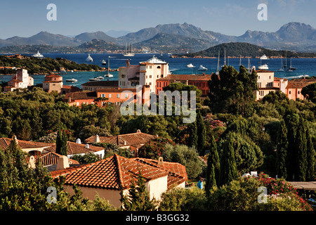 Italy Sardinia Costa Smeralda Hotel Cala di Volpe Stock Photo