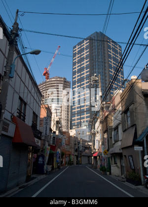 Local shopping area in Tokyo Japan Stock Photo