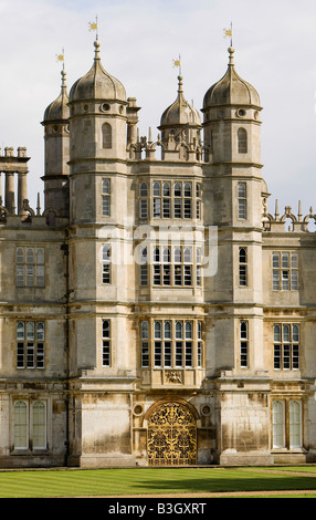 Burghley House near Stamford in Lincolnshire UK is home to the Burghley Horse Trials Stock Photo