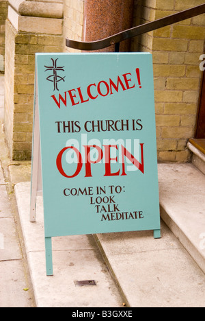 All people welcome church sign Stock Photo: 57400243 - Alamy
