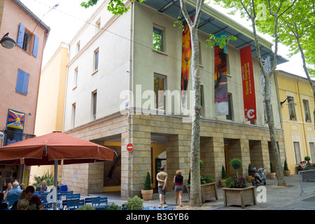 The 'Musée d' Art Moderne de Céret' (museum of modern art) in Southern France Stock Photo