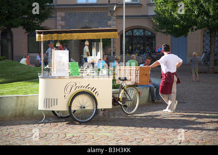 Ice Cream Vendor. Stock Photo